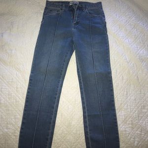 Star embroidered jeans